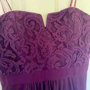 Beautiful size 6 plum dress
